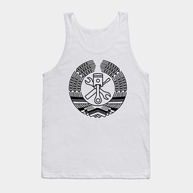 DDR Workshop Tuning Crest (black) Tank Top by GetThatCar